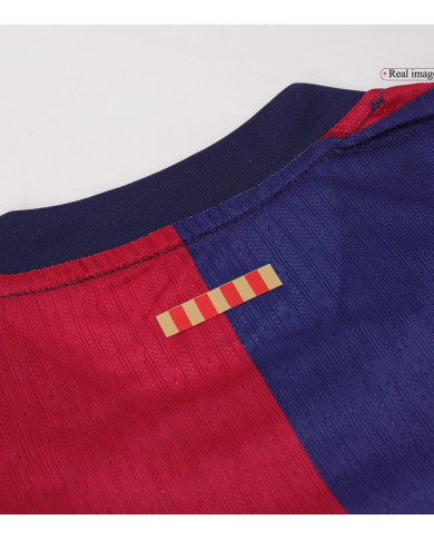 COLDPLAY 10 x Barcelona Home Coldplay Match Jersey 2024/25