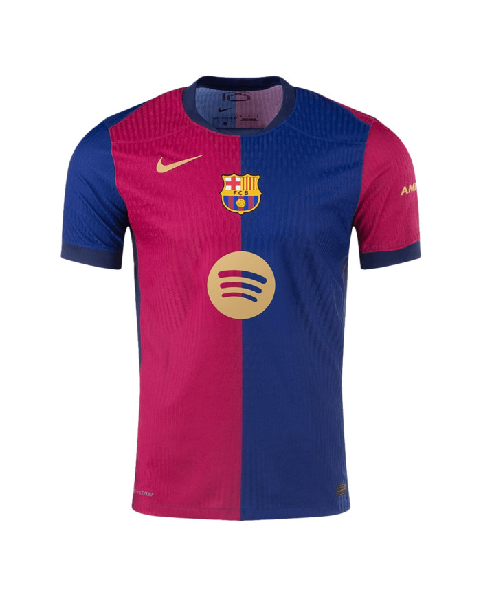 GAVI 6 Barcelona Home Spotify Logo Without Text Match Jersey 2024/25