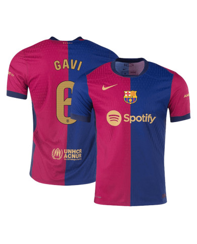 LAMINE YAMAL 19 Barcelona Home Jersey Player Version 2024/25 - UCL Font LAMINE YAMAL 19 Barcelona Home Jersey Player Version 2024/25 - UCL Font