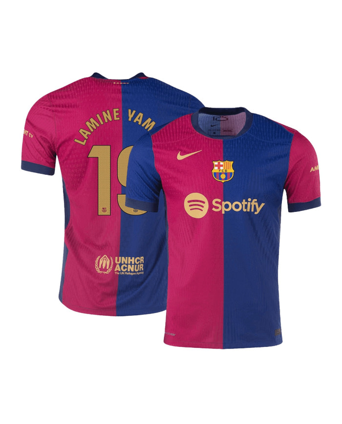 LAMINE YAMAL 19 Barcelona Away Jersey Player Version 2024/25