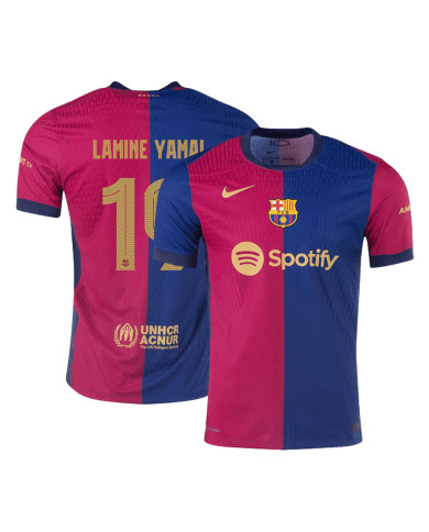 LAMINE YAMAL 19 Barcelona Away Jersey Player Version 2024/25 - UCL Font LAMINE YAMAL 19 Barcelona Away Jersey Player Version 2024/25 - UCL Font