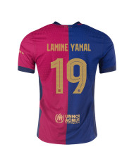 LAMINE YAMAL 19 Barcelona Away Jersey Player Version 2024/25 - UCL Font