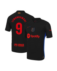 LEWANDOWSKI 9 Barcelona Away Match Jersey 2024/25
