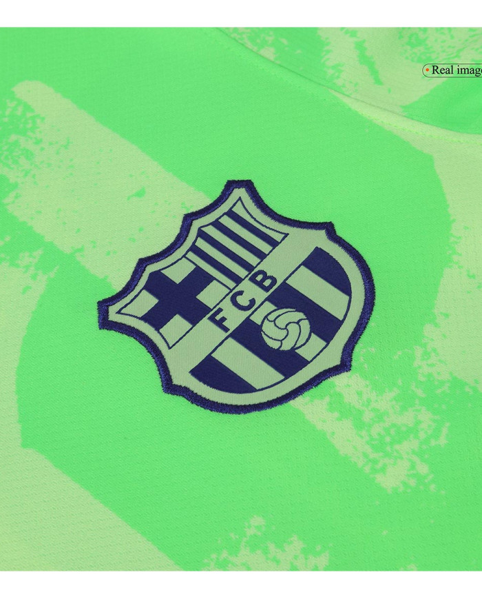 GAVI 6 Barcelona Third Spotify Logo Without Text Jersey 2024/25 - UCL Font