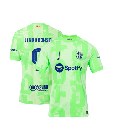 LEWANDOWSKI 9 Barcelona Third Match Jersey 2024/25 - UCL Font LEWANDOWSKI 9 Barcelona Third Match Jersey 2024/25 - UCL Font