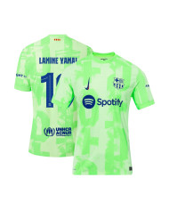 LAMINE YAMAL 19 Barcelona Third Jersey 2024/25 - UCL Font