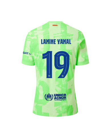 LAMINE YAMAL 19 Barcelona Third Jersey 2024/25 - UCL Font LAMINE YAMAL 19 Barcelona Third Jersey 2024/25 - UCL Font