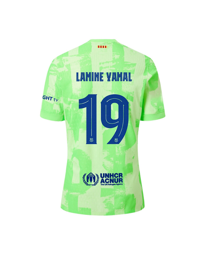 LAMINE YAMAL 19 Barcelona Third Jersey 2024/25 - UCL Font