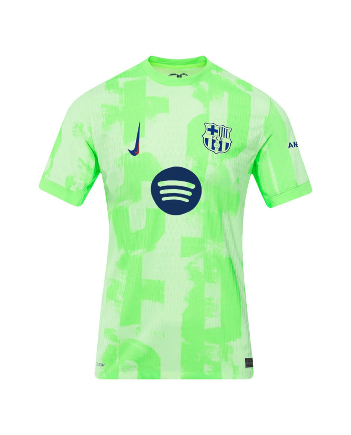 GAVI 6 Barcelona Third Spotify Logo Without Text Match Jersey 2024/25 - UCL Font