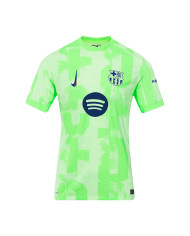 LEWANDOWSKI 9 Barcelona Third Spotify Logo Without Text Match Jersey 2024/25 - UCL Font