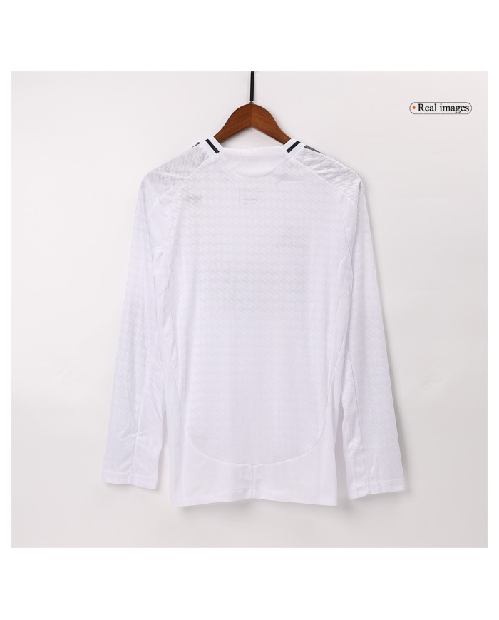 Real Madrid Home Long Sleeve Jersey Player Version 2024/25