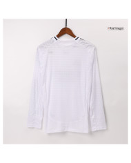 Real Madrid Home Long Sleeve Jersey Player Version 2024/25