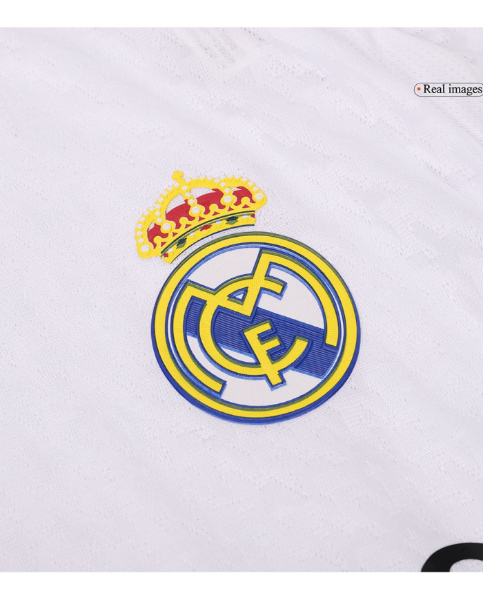 Real Madrid Home Long Sleeve Jersey Player Version 2024/25