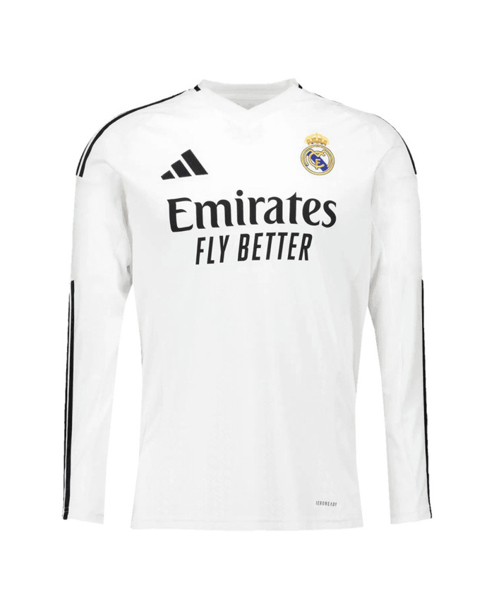 Real Madrid Home Long Sleeve Jersey 2024/25
