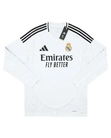 Real Madrid Home Long Sleeve Jersey 2024/25