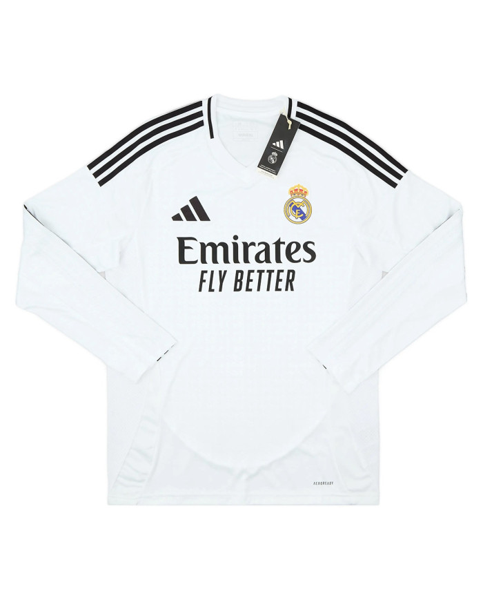Real Madrid Home Long Sleeve Jersey 2024/25