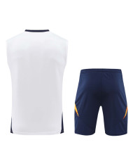 Real Madrid Pre-Match Vest Kit(Jersey+Shorts) 2024/25