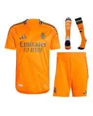 Real Madrid Away Match Jersey+Shorts+Socks Full Kit Player Version 2024/25