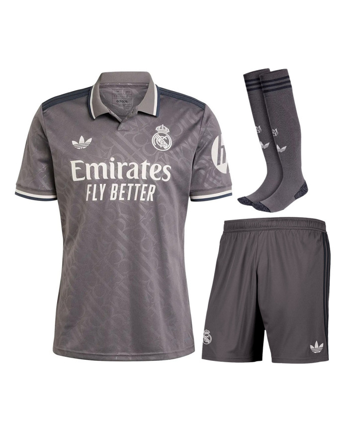 Real Madrid Third Full Jersey Kit 2024/25