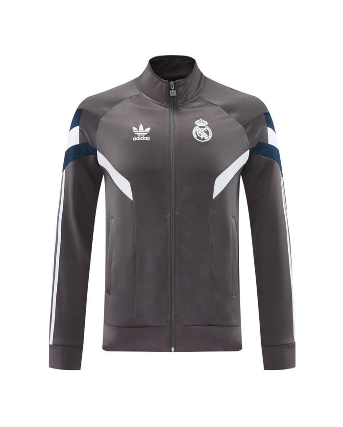 Real Madrid Track Jacket Gray 2024/25