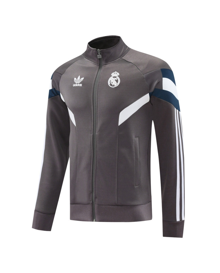 Real Madrid Track Jacket Gray 2024/25