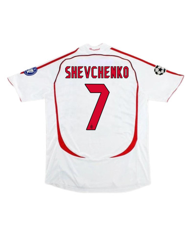 SHEVCHENKO 7 Retro AC Milan UCL Final Away Jersey 2006/07 SHEVCHENKO 7 Retro AC Milan UCL Final Away Jersey 2006/07