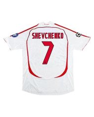 SHEVCHENKO 7 Retro AC Milan UCL Final Away Jersey 2006/07
