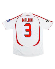 MALDINI 3 Retro AC Milan UCL Final Away Jersey 2006/07
