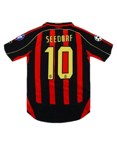 SEEDORF 10 Retro AC Milan UCL Home Jersey 2006/07