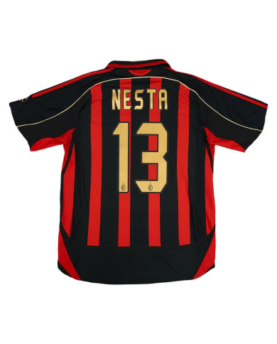NESTA 13 Retro AC Milan Home Jersey 2006/07