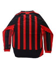 Retro AC Milan Home Long Sleeve Jersey 2006/07