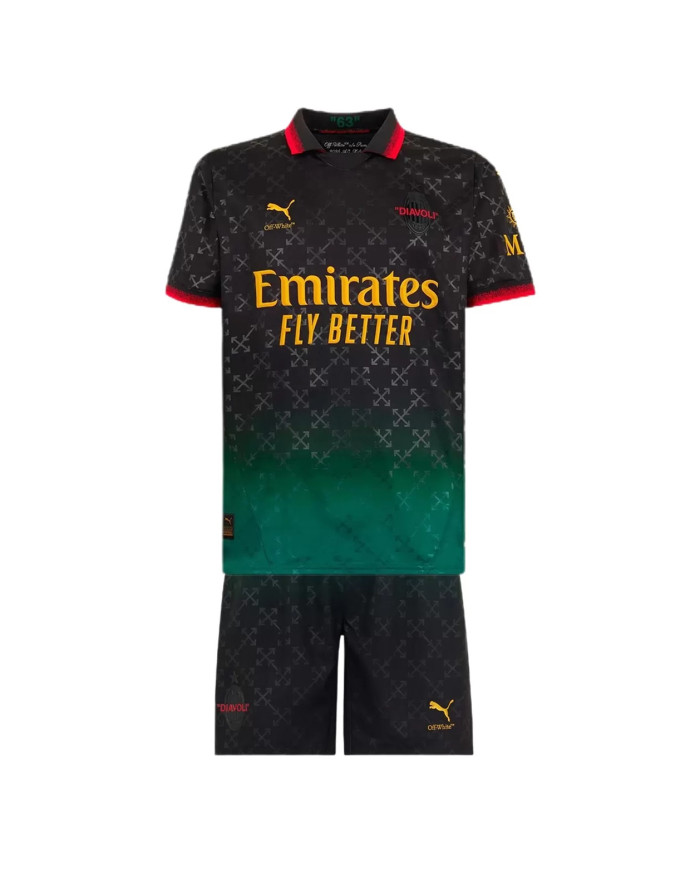 Kids AC Milan Fourth Kit 2024/25