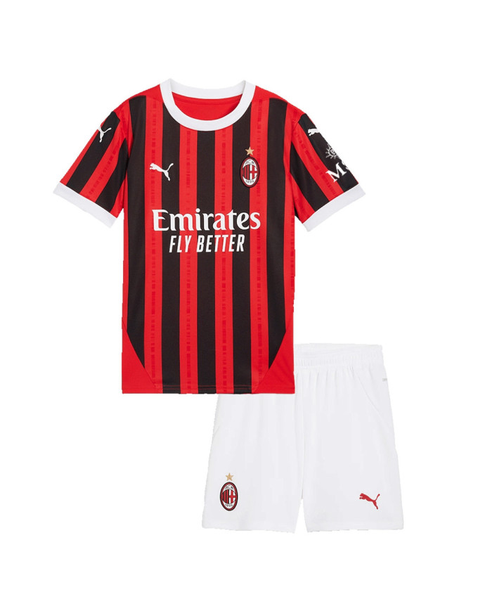Kids AC Milan Home Jersey Kit 2024/25