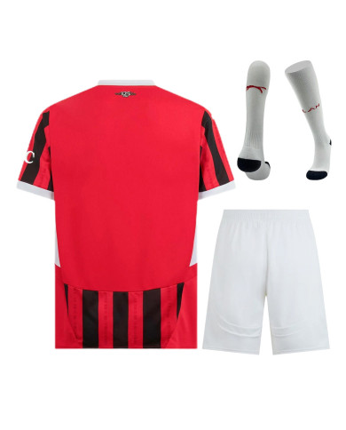 AC Milan Home Full Kit(Jersey+Shorts+Socks) 2024/25