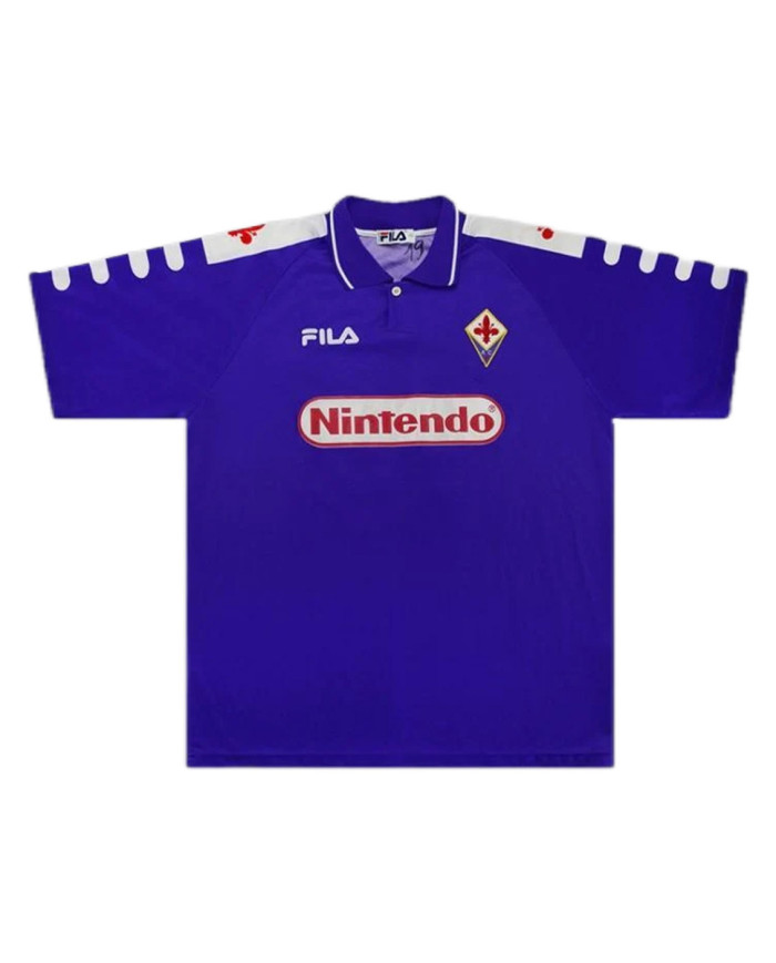 RUI COSTA 10 Retro Fiorentina Home Jersey 1998/99