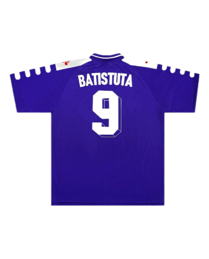 BATISTUTA 9 Retro Fiorentina Home Jersey 1998/99