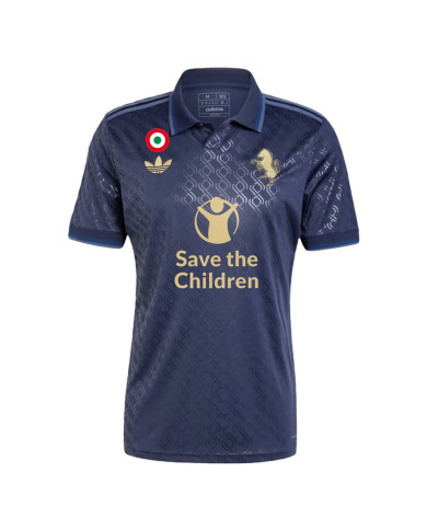 Juventus Third Save Children Sponsor Jersey 2024/25 Juventus Third Save Children Sponsor Jersey 2024/25