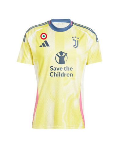 Juventus Away Save Children Sponsor Jersey 2024/25 Juventus Away Save Children Sponsor Jersey 2024/25