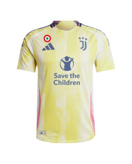 Juventus Away Save Children Sponsor Match Jersey Player Version 2024/25
