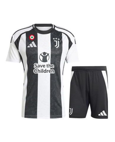 Juventus Home Save Children Jersey Kit 2024/25 Juventus Home Save Children Jersey Kit 2024/25