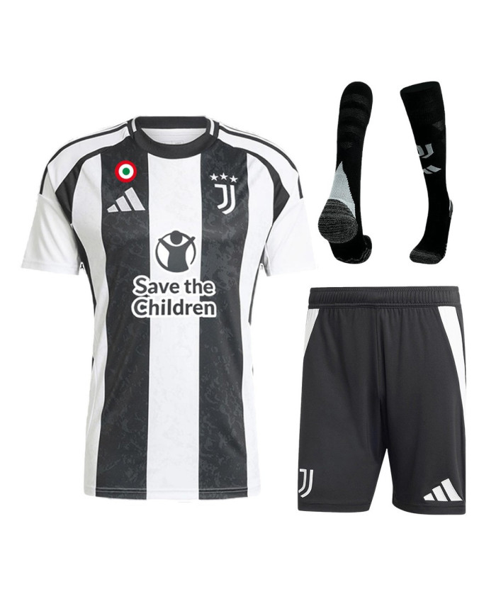 Juventus Home Full Jersey Kit 2024/25