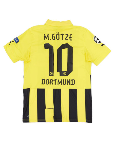 M.GÖTZE 10 Retro Borussia Dortmund UCL Home Jersey 2012/13