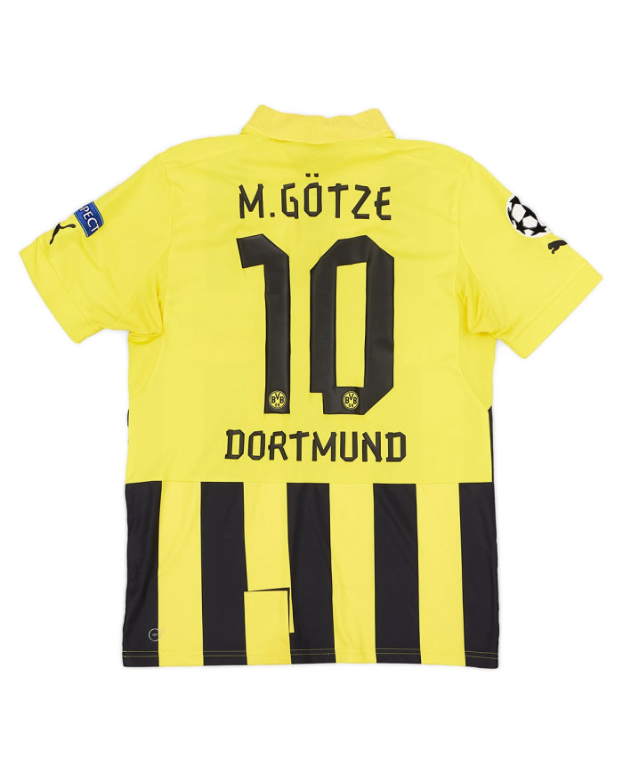 M.GÖTZE 10 Retro Borussia Dortmund UCL Home Jersey 2012/13