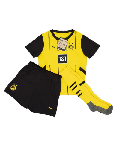 Kids Borussia Dortmund Home Full Kit 2024/25 Kids Borussia Dortmund Home Full Kit 2024/25