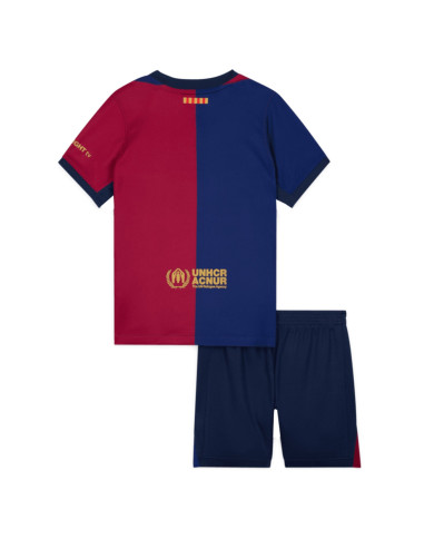 Kids Barcelona Home Spotify Logo Without Text Jersey Kit 2024/25 Kids Barcelona Home Spotify Logo Without Text Jersey Kit 2024/25