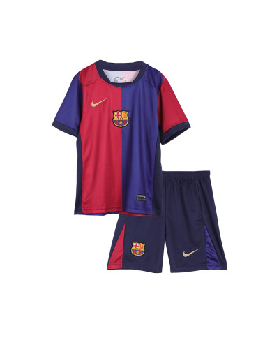 Kids Barcelona Home Spotify Logo Without Text Jersey Kit 2024/25 Kids Barcelona Home Spotify Logo Without Text Jersey Kit 2024/25