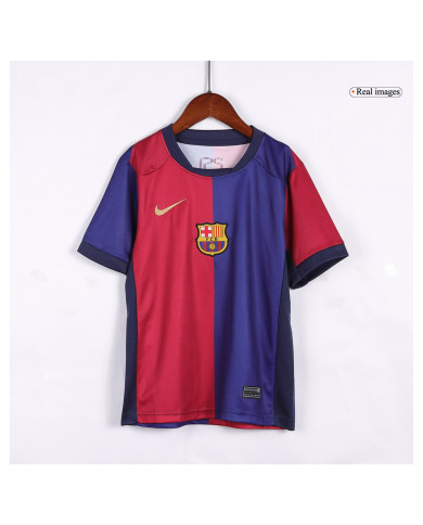 Kids Barcelona Home Spotify Logo Without Text Jersey Kit 2024/25 Kids Barcelona Home Spotify Logo Without Text Jersey Kit 2024/25
