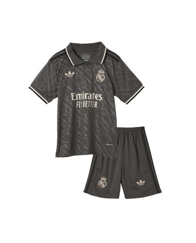 Kids Real Madrid Third Full Kit(Jersey+Shorts+Socks) 2024/25