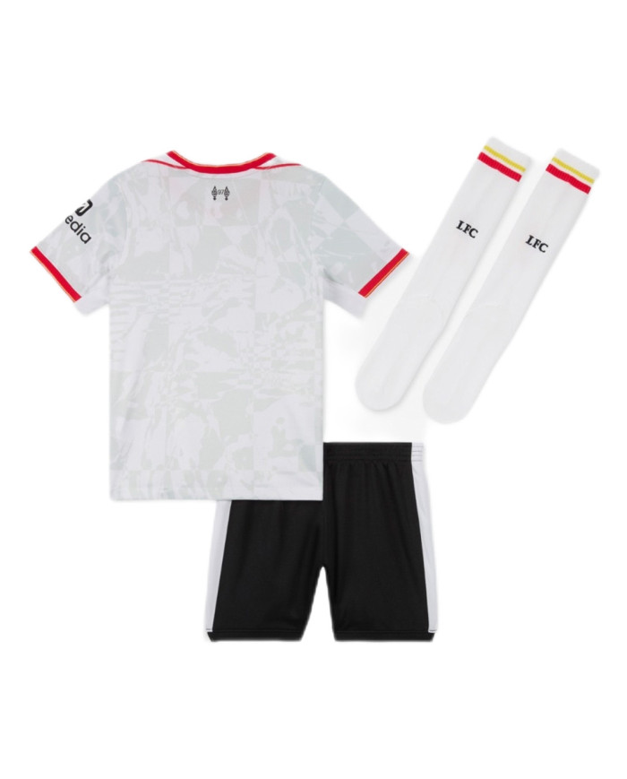 Kids Liverpool Third Full Jersey Kit 2024/25
