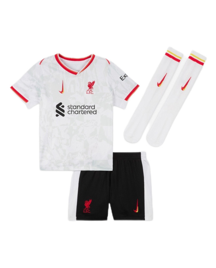 Kids Liverpool Third Full Jersey Kit 2024/25